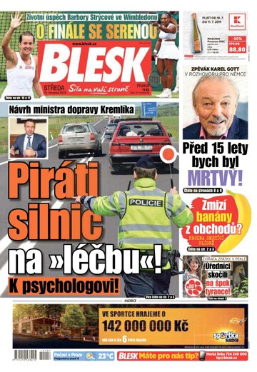 Obálka e-magazínu Blesk 10.7.2019