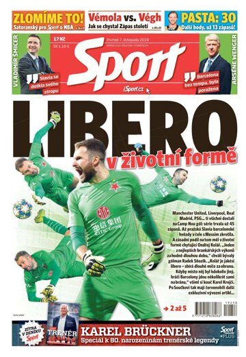 Obálka e-magazínu Sport 7.11.2019
