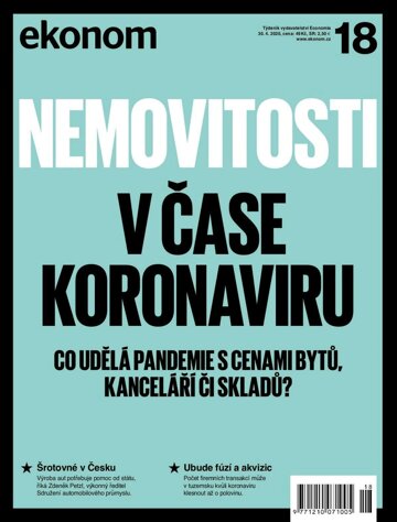 Obálka e-magazínu Ekonom 18 - 30.4.2020