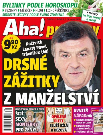 Obálka e-magazínu AHA! pro ženy 34/2020