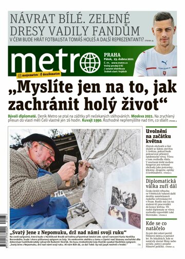 Obálka e-magazínu deník METRO 23.4.2021