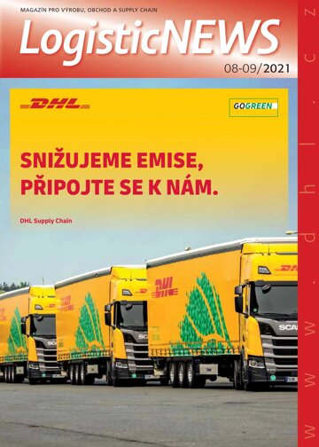 Obálka e-magazínu Logistic News 8-9/2021