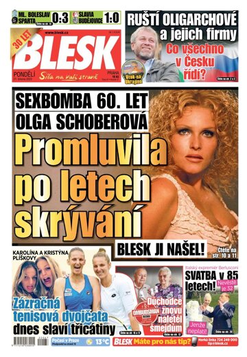 Obálka e-magazínu Blesk 21.3.2022