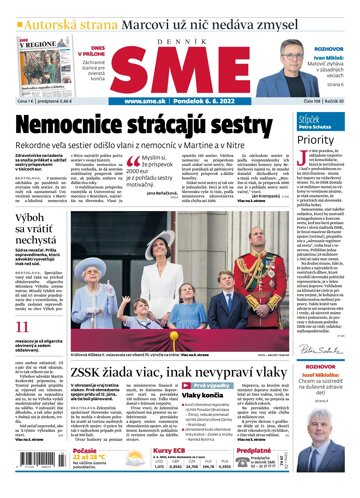 Obálka e-magazínu SME 6-6-2022