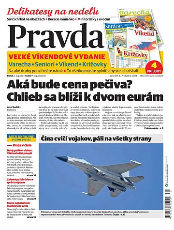 Obálka e-magazínu Pravda 08. 05. 2022