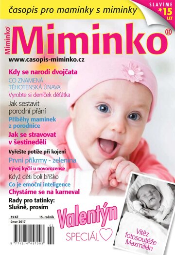 Obálka e-magazínu Miminko 2/2017