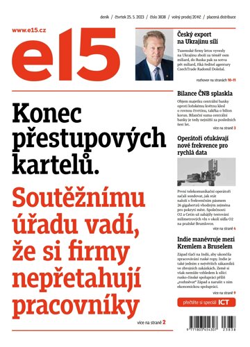 Obálka e-magazínu E15 - 25.5.2023