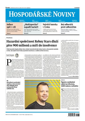 Obálka e-magazínu Hospodářské noviny 133 - 11.7.2024