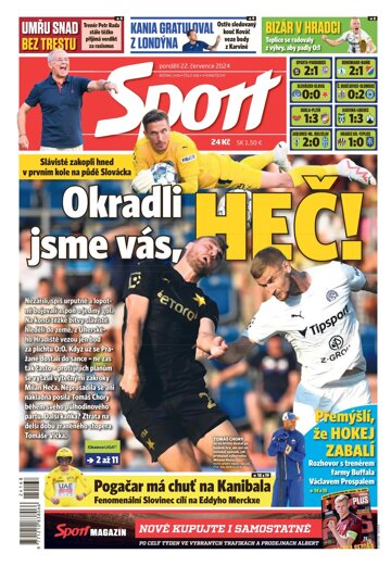 Obálka e-magazínu Sport 22.7.2024