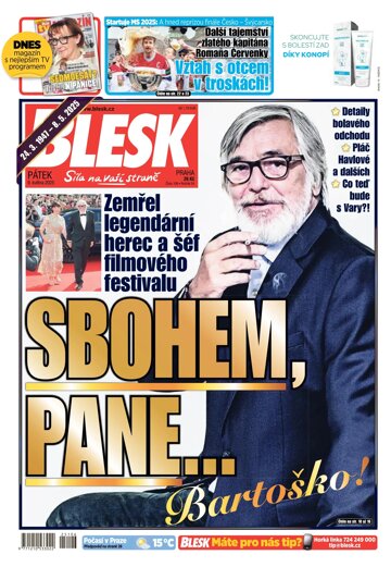Obálka e-magazínu Blesk 9.5.2025