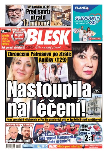 Obálka e-magazínu Blesk 12.5.2025