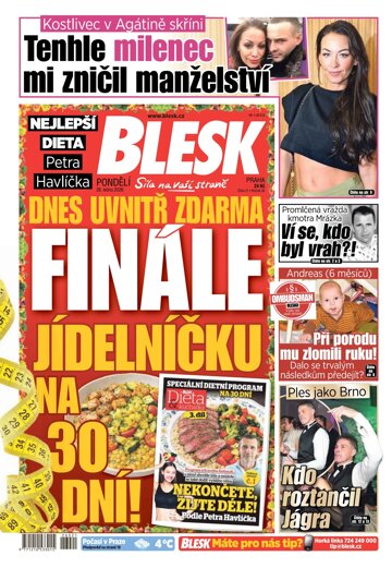 Obálka e-magazínu Blesk 26.1.2026