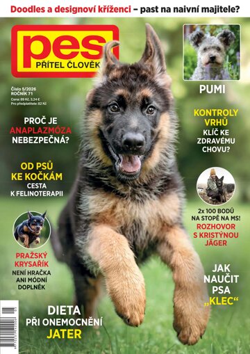 Obálka e-magazínu Pes přítel člověka 5/2026