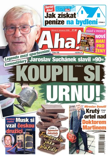 Obálka e-magazínu AHA! 8.7.2026