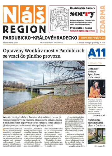 Obálka e-magazínu Náš Region - Pardubicko/Královéhradecko 32/2026