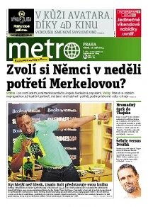 Obálka e-magazínu deník METRO 20.9.2013