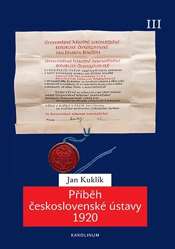 Obálka knihy Příběh československé ústavy 1920 III