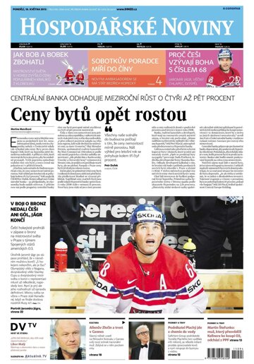 Obálka e-magazínu Hospodářské noviny 094 - 18.5.2015