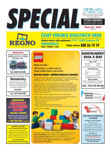 Obálka e-magazínu Special 20/2015