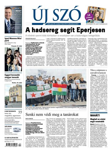 Obálka e-magazínu Új Szó 30.1.2016