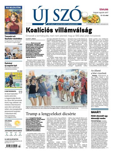Obálka e-magazínu Új Szó 7.7.2017