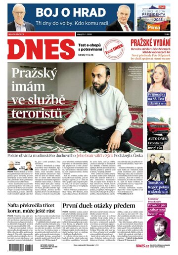 Obálka e-magazínu MF Dnes 23.1.2018