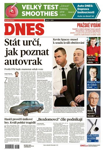 Obálka e-magazínu MF Dnes 8.1.2019