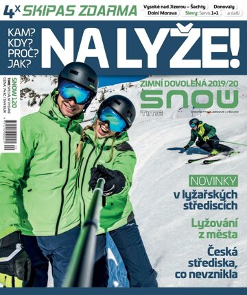 Obálka e-magazínu SNOW 120 time - lyžařská dovolená20/2019