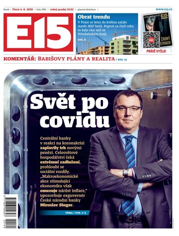 Obálka e-magazínu E15 4.8.2020