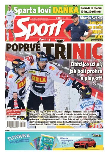 Obálka e-magazínu Sport 20.4.2022