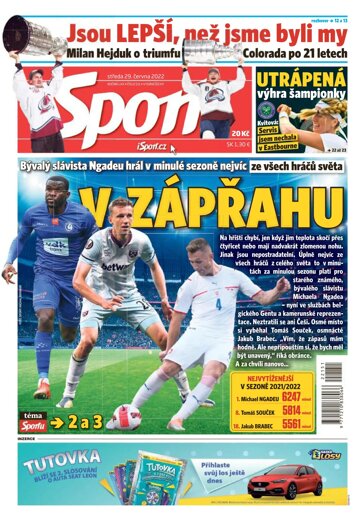 Obálka e-magazínu Sport 29.6.2022