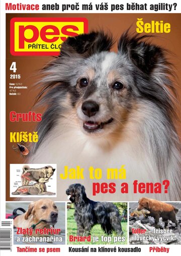 Obálka e-magazínu Pes přítel člověka 4/2015