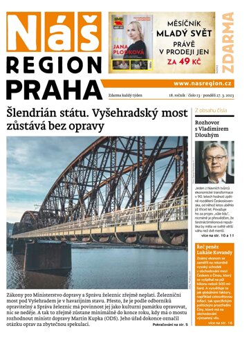 Obálka e-magazínu Náš Region - Praha 13/2023