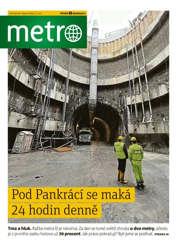 Obálka e-magazínu deník METRO 29.2.2024