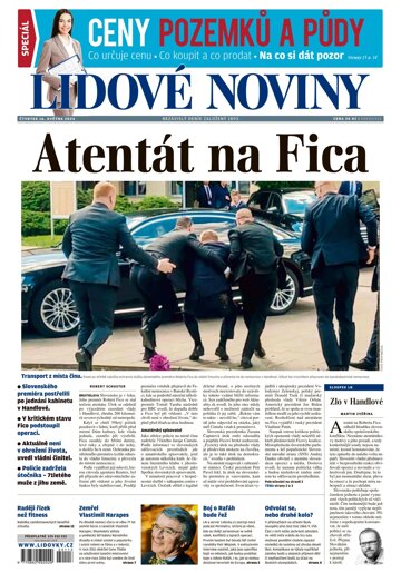 Obálka e-magazínu Lidové noviny 16.5.2024