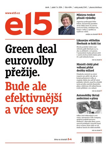 Obálka e-magazínu E15 7.6.2024