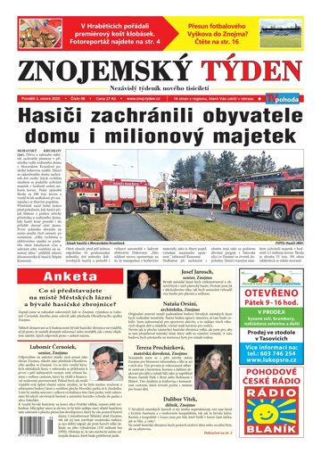 Obálka e-magazínu Znojemský týden 6/2025