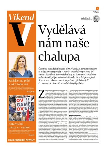 Obálka e-magazínu Hospodářské noviny - příloha Víkend 163 - 22.8.2025 Víkend