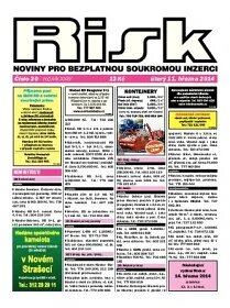 Obálka e-magazínu Risk 20/2014