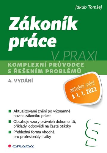 Obálka knihy Zákoník práce v praxi - 4. vydání