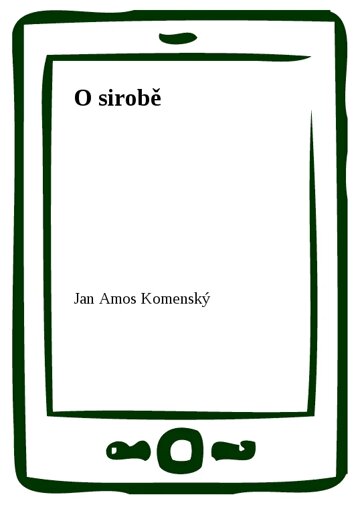 Obálka knihy O sirobě