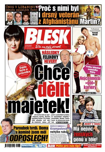 Obálka e-magazínu Blesk 21.7.2015