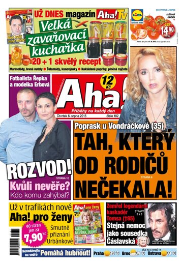 Obálka e-magazínu AHA! 6.8.2015