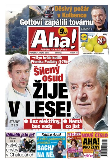 Obálka e-magazínu AHA! 24.8.2015