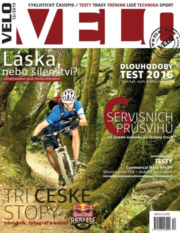 Obálka e-magazínu Velo 12/2015