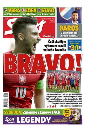 Obálka e-magazínu Sport 22.6.2017