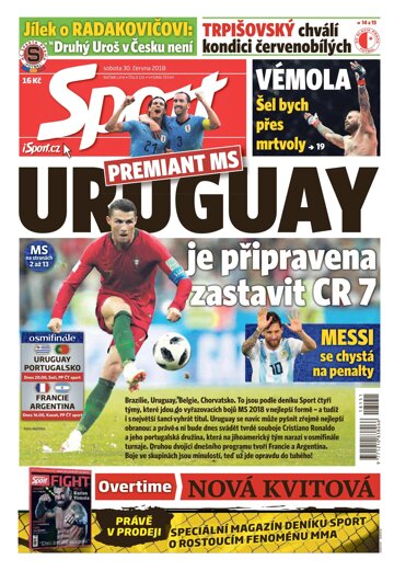 Obálka e-magazínu Sport 30.6.2018