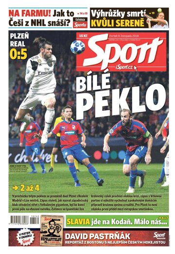 Obálka e-magazínu Sport 8.11.2018