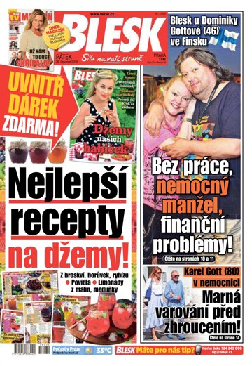 Obálka e-magazínu Blesk 26.7.2019