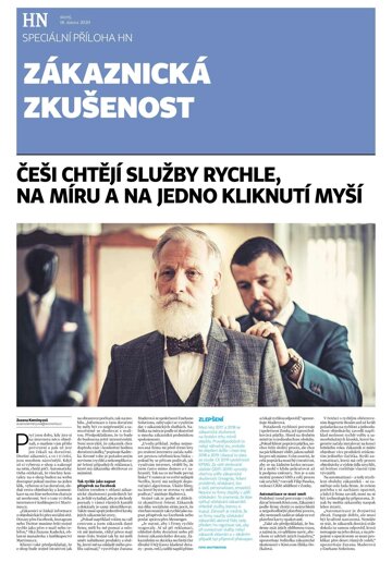 Obálka e-magazínu Hospodářské noviny - příloha 034 - 18.2.2020 Zákaznická zkušenost